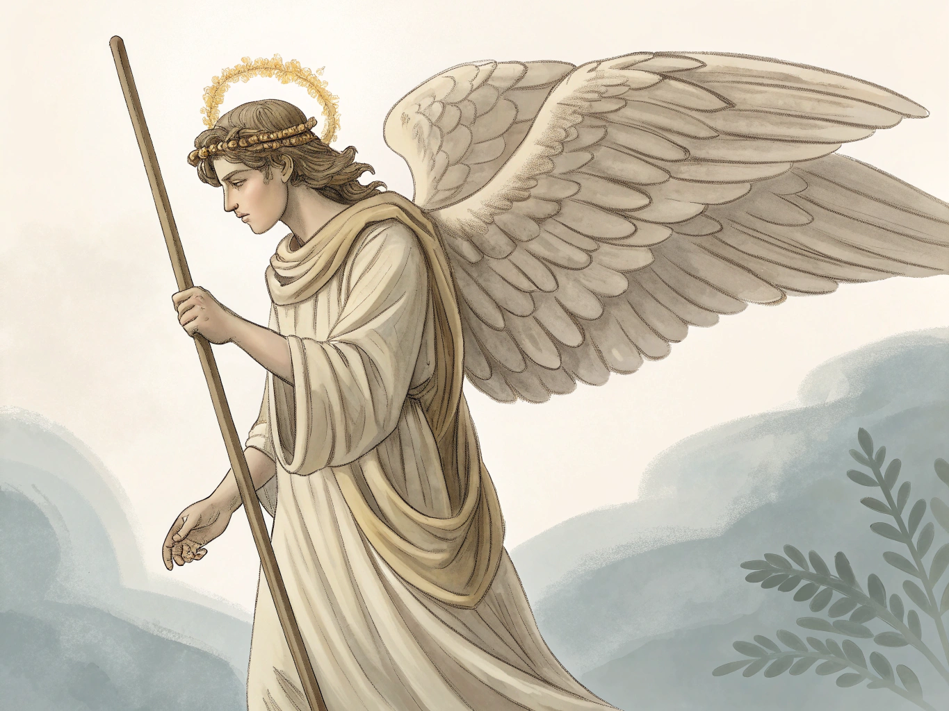 a biblically accurate angel from the Old Testament, מַלְאָךְ, ancient Judaic, Melachim, 