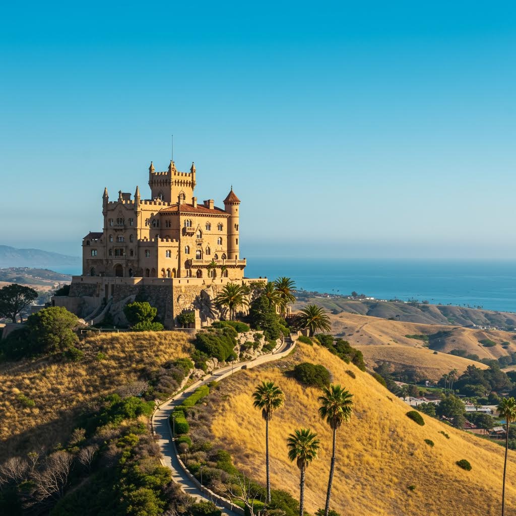 a castle in california