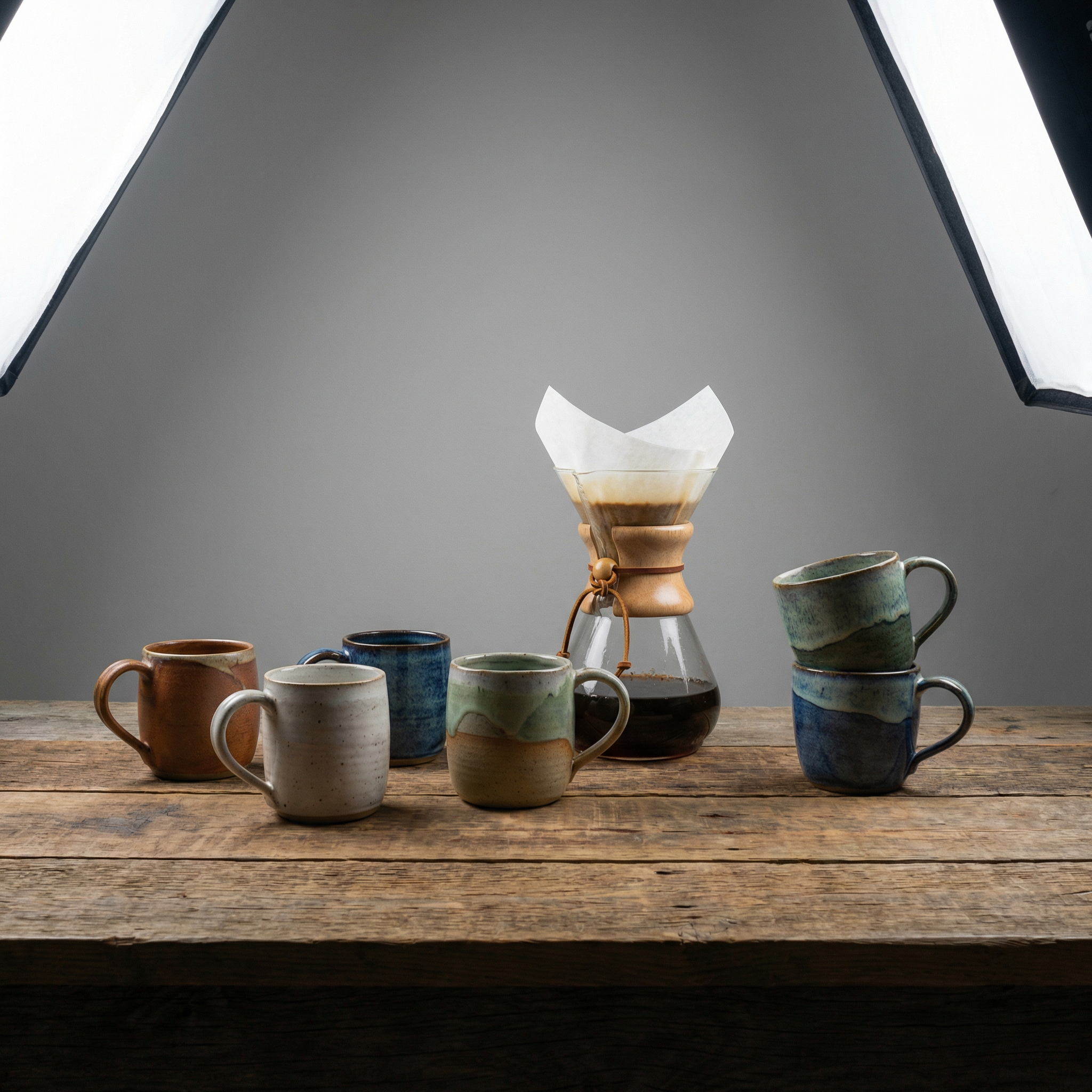 Professional product photography with soft studio lighting