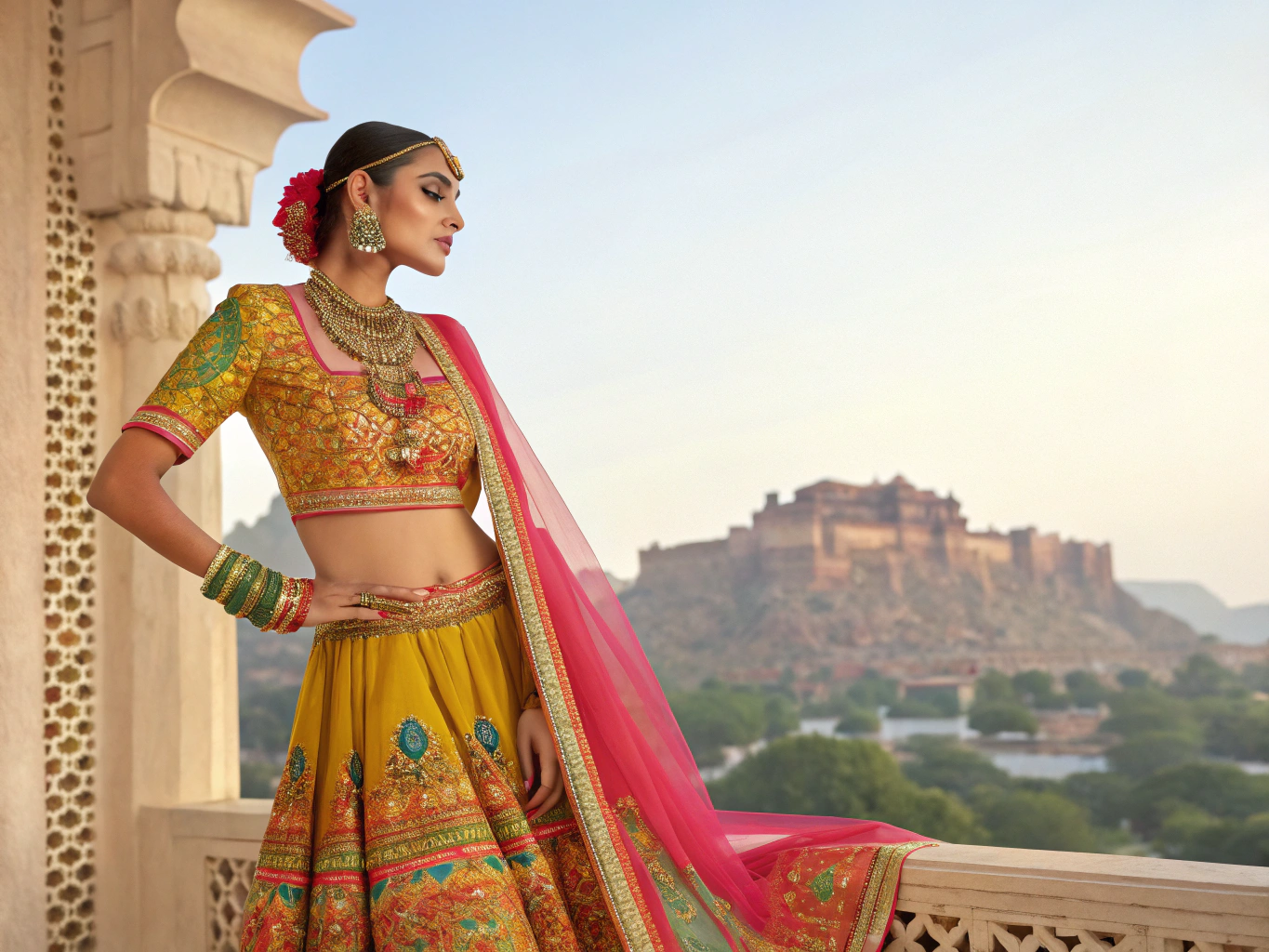 rajasthani jodhpur

fashion model image create for me
