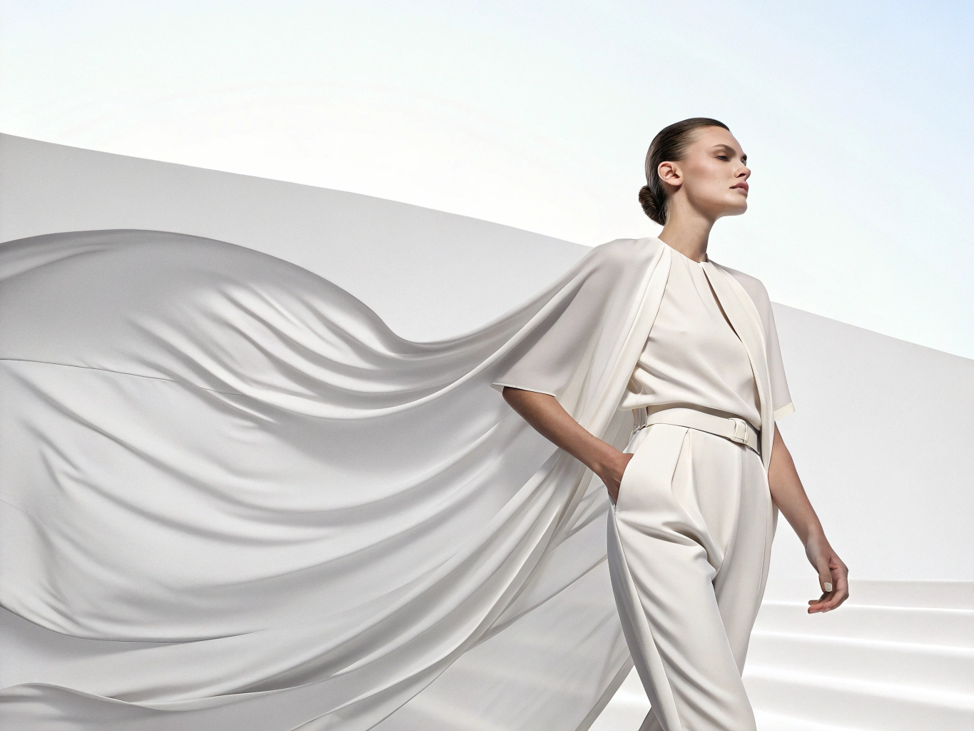 

fashion model image create for me plain fabric
