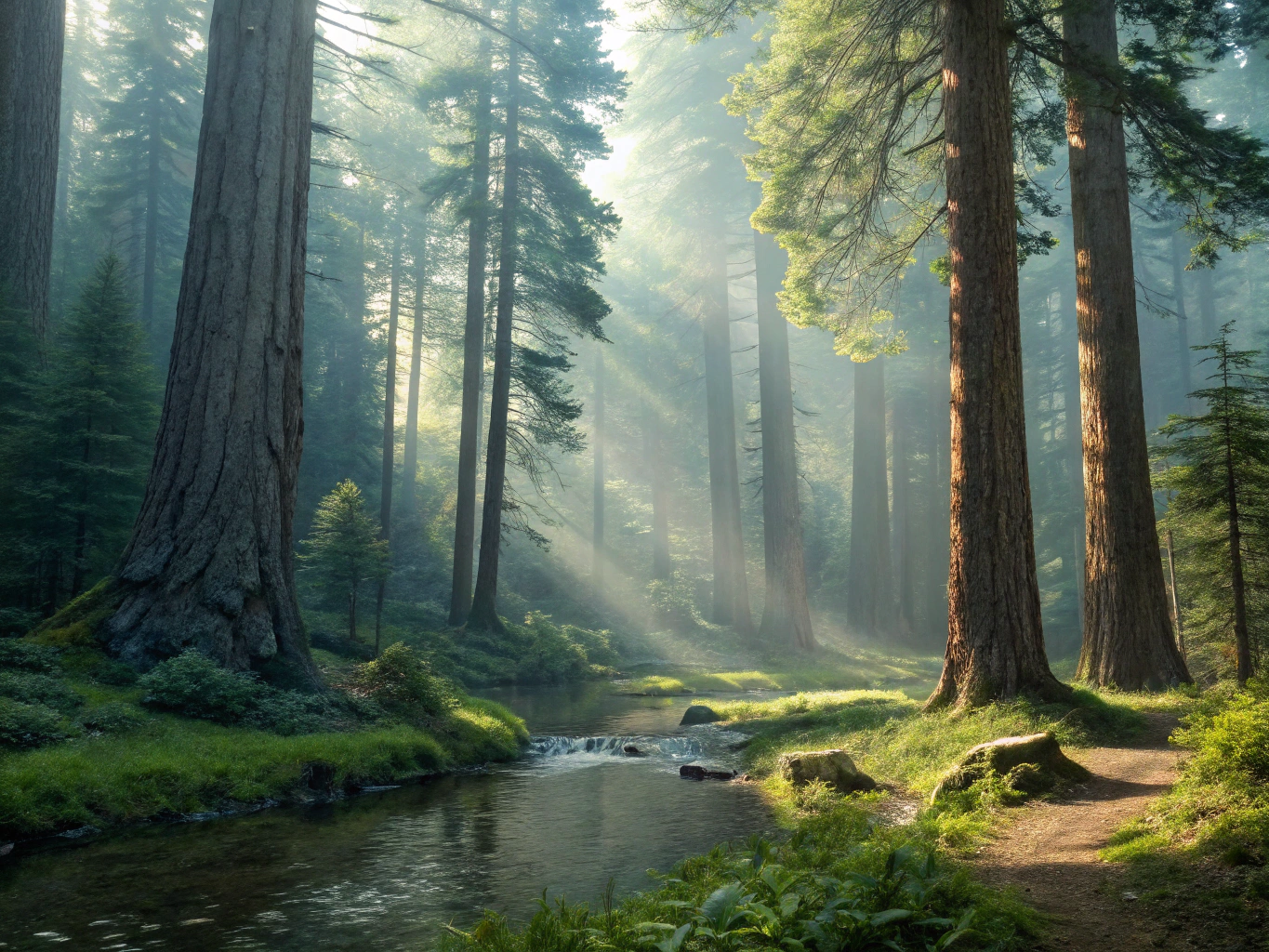 High-resolution desktop wallpaper of {SCENE}, {MOOD} atmosphere, detailed, suitable as background, non-distracting, professional digital art, beautiful lighting effects