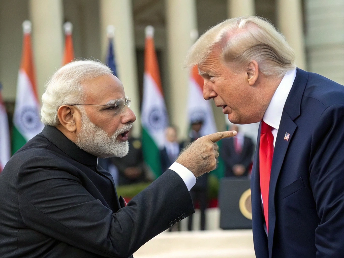 Modi attack Donald Trump 