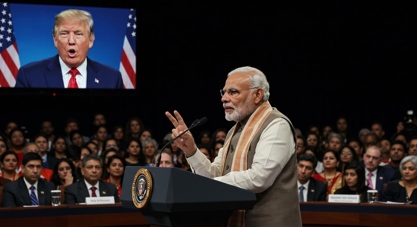 Modi attack Donald Trump 