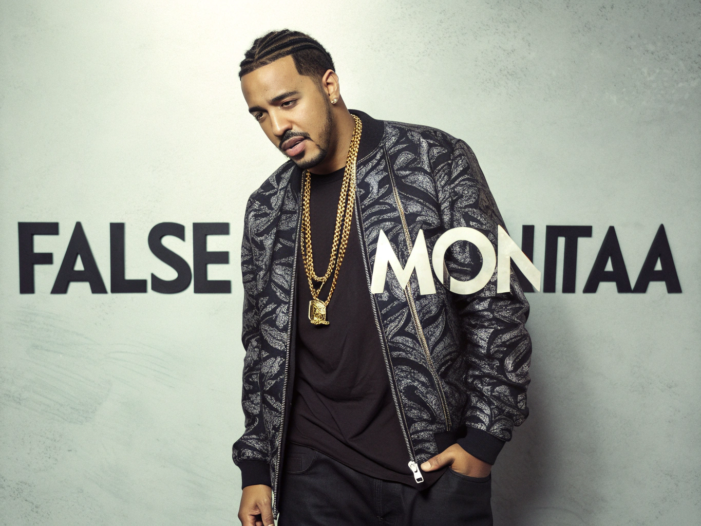 French Montana with the words False Montana

