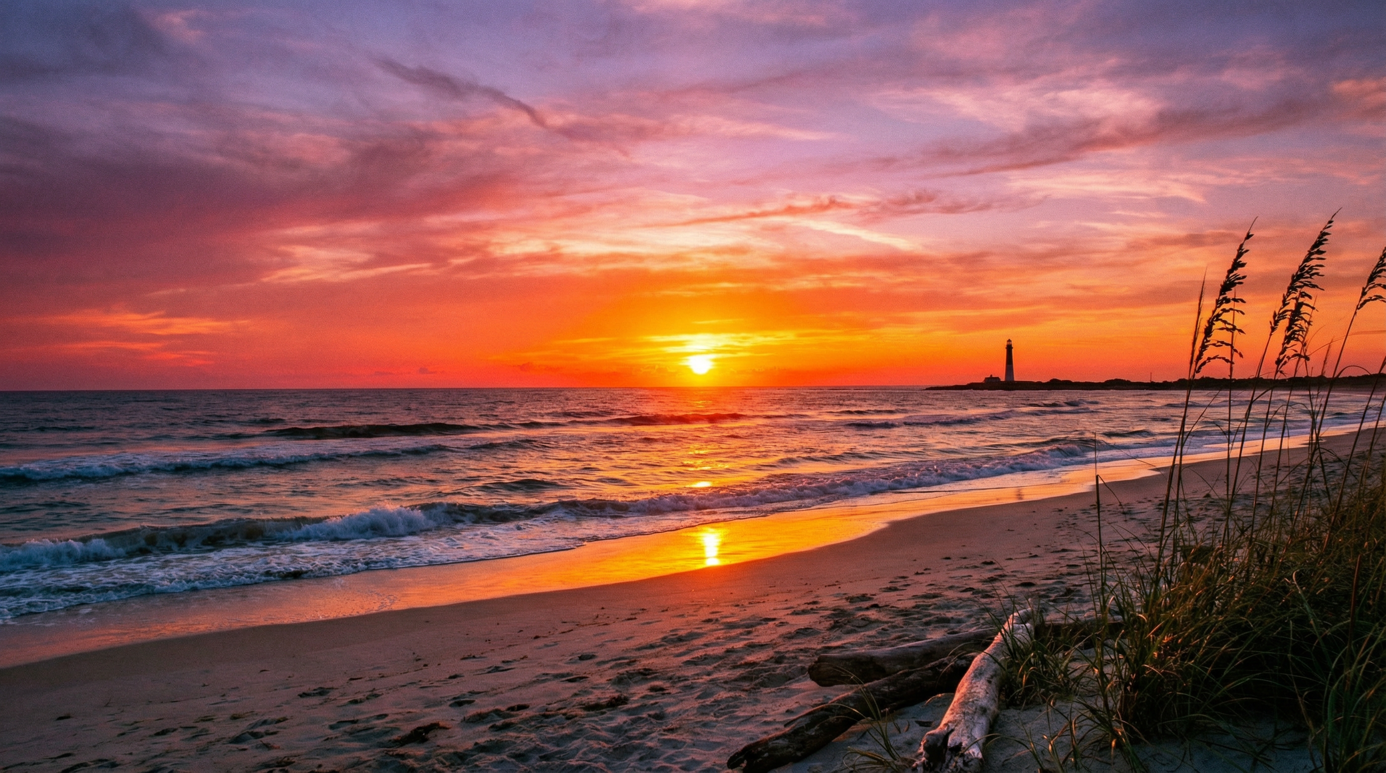 SUNRISE OVER THE ATLANTIC OCEAN