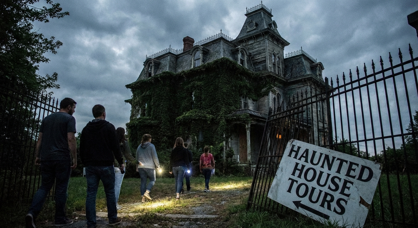 A visit to a haunted house