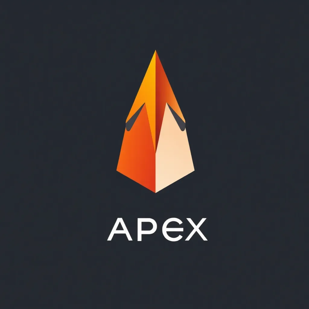 make 10 logos for company named apex ledger in minimalism, straight style