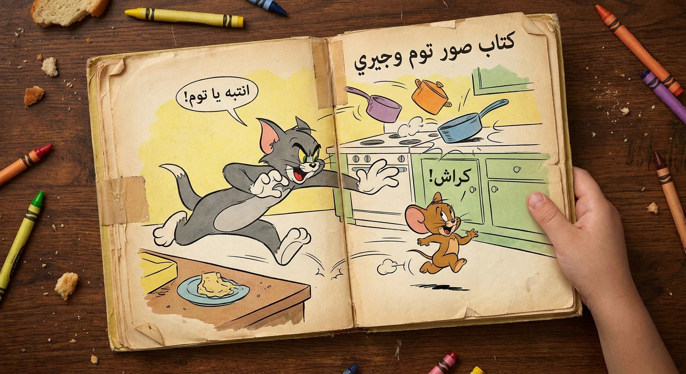 كتاب صور توم وجيري